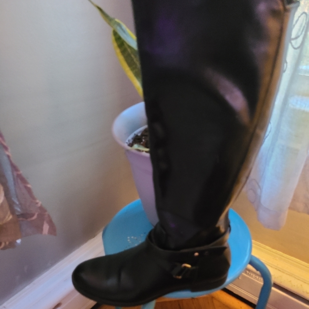 Black knee boots 7.5 Hp🔥🔥🔥🔥